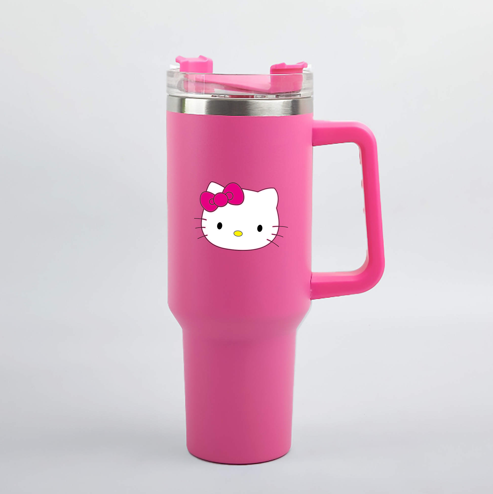 （画像用） Hello Kitty ハローキティ 1200mL車用タンブラー（カラープリント）